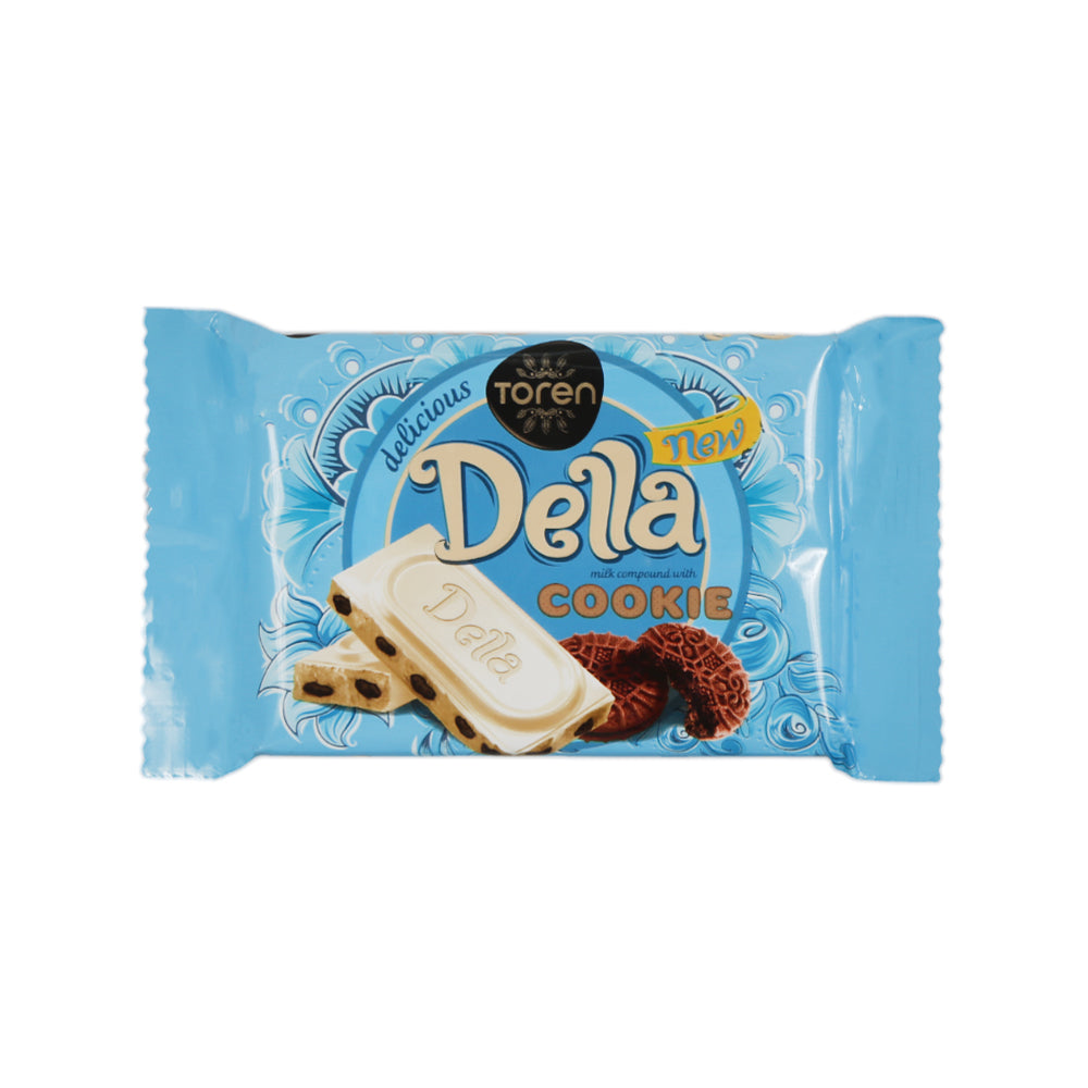 TOREN DELLA MILK COMPOUND CHOCOLATE WITH COOKIE 52GM