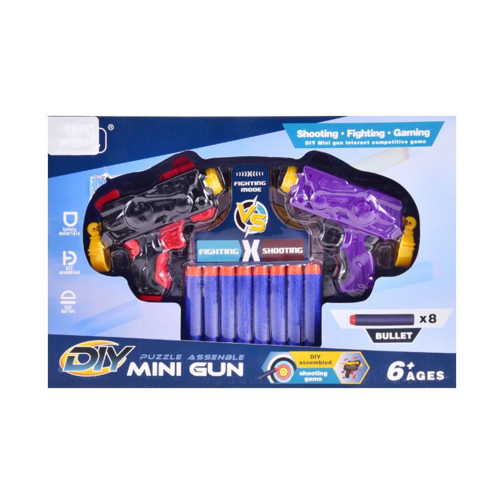 19874A EVA BULLET GUN BLACK & RED