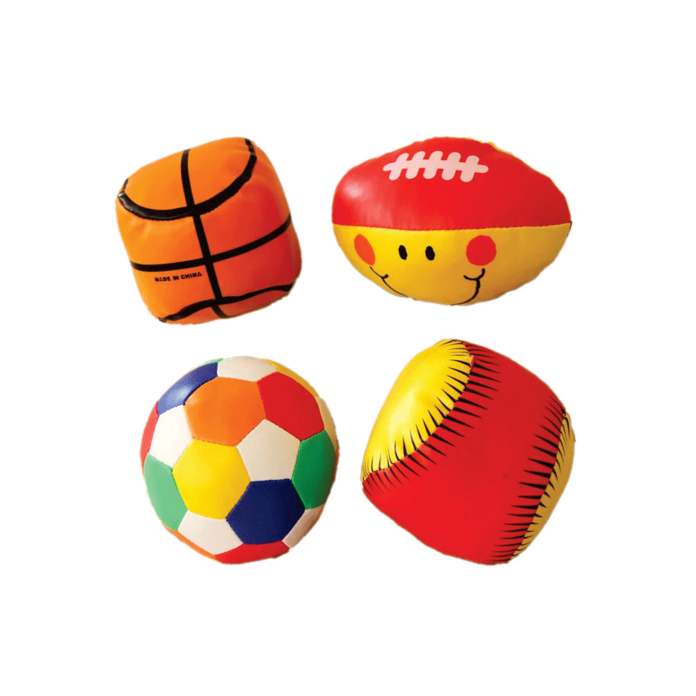 SB-04 3.5INCH SOFT BALL 4PCS H.T