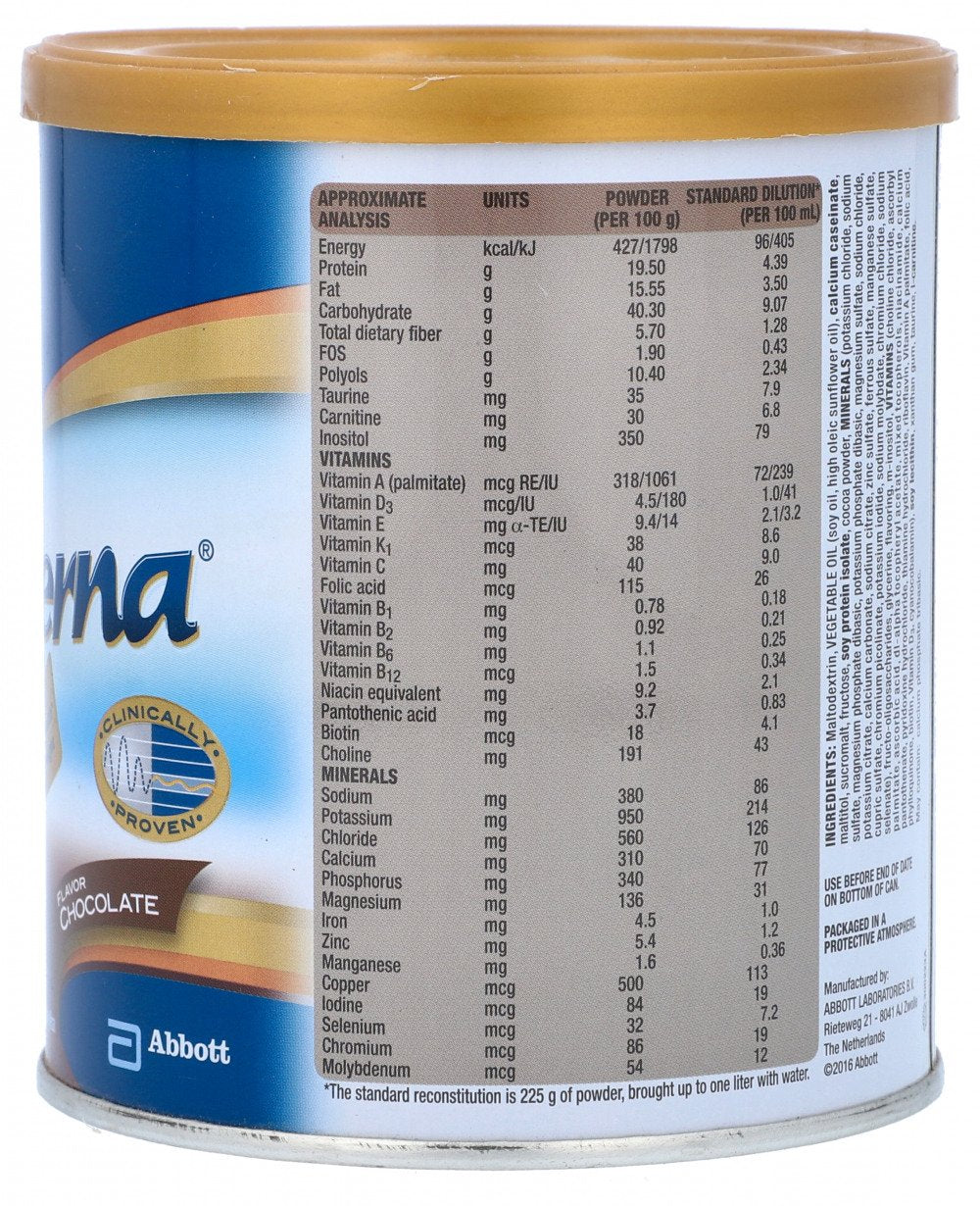 GLUCERNA NUTRI SUPPLEMENT POWDER CHOCOLATE TIN 400 GM