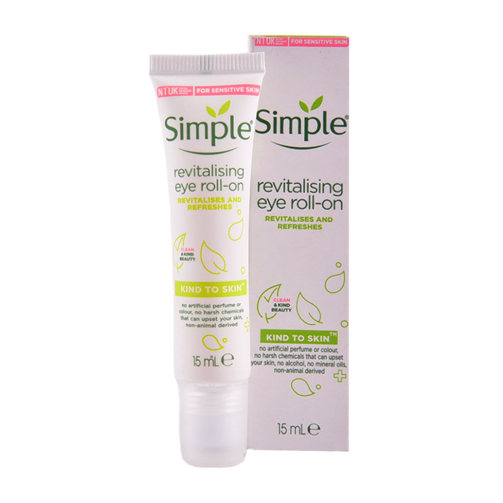 SIMPLE REVITALISING EYE ROLL ON 15ML