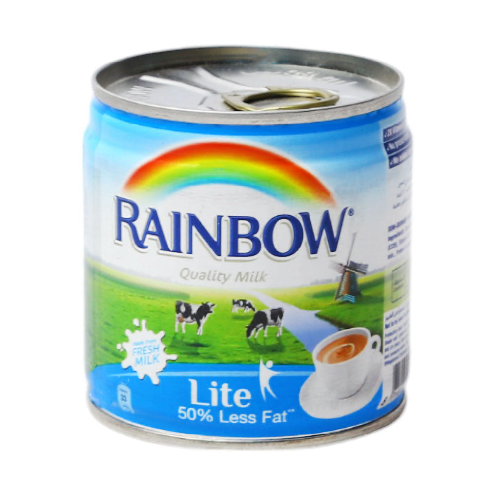 RAINBOW QUALITY MILK LITE LESS FAT 170 GM