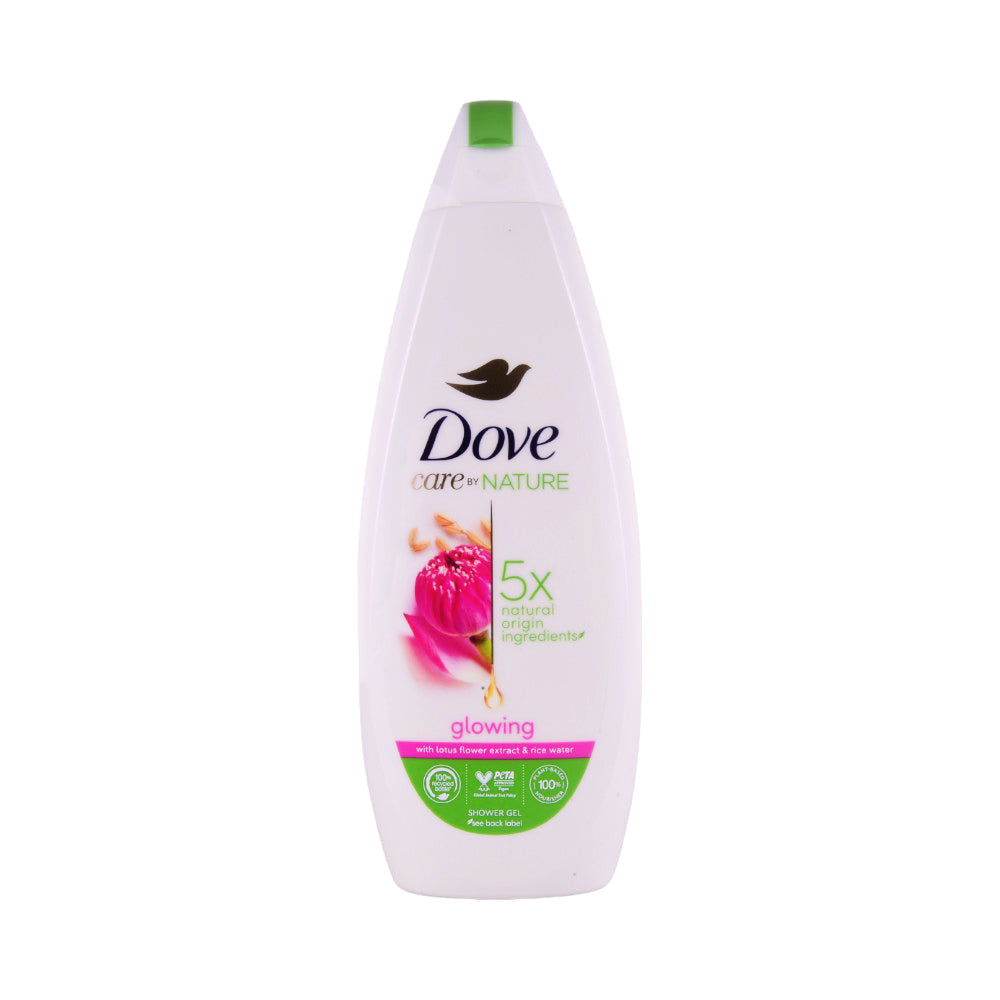 DOVE SHOWER GEL GLOWING LOTUS FLOWER & RICE WATER 600 ML