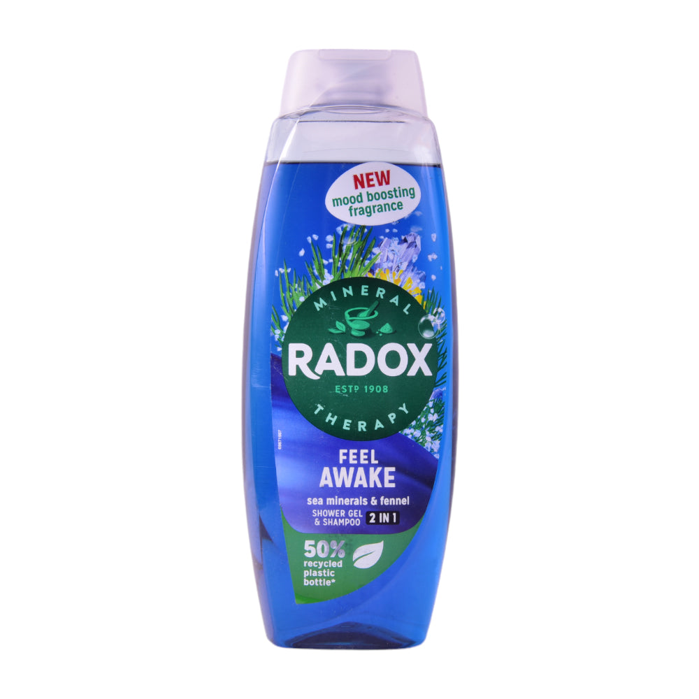 RADOX SHOWER AND SHAMPOO SEA MINERAL FENNEL 2 IN 1 675 ML