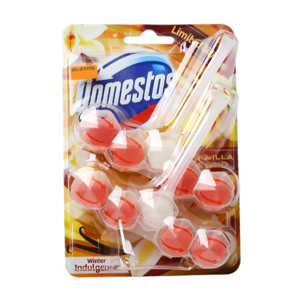 DOMESTOS TOILET BLOCK VANILLA & OUD WINTER INDUL 2X55 GM