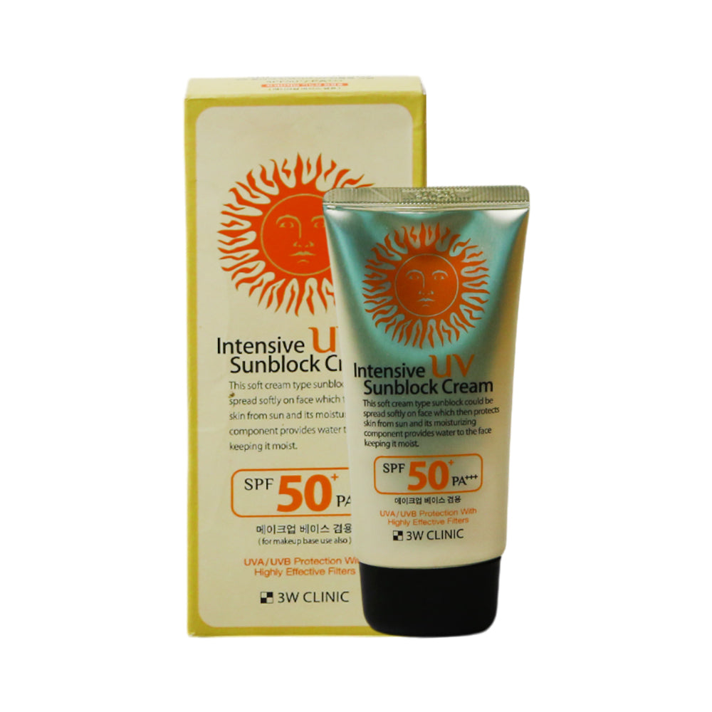 3W CLINIC INTENSIVE UV SUNBLOCK CREAM 70 ML