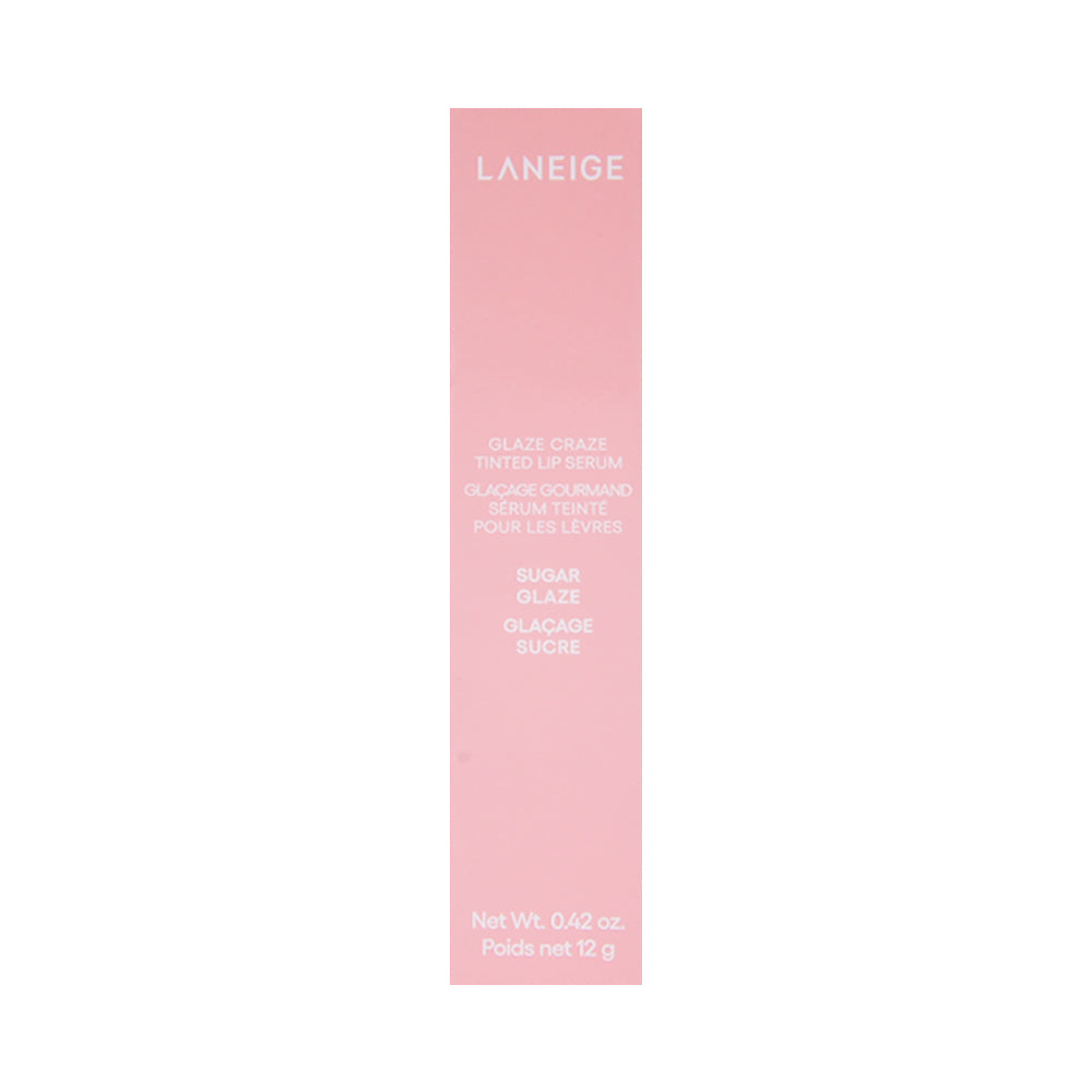 LANEIGE GLAZE CRAZE TINTED LIP SERUM SUGAR GLAZE 12G
