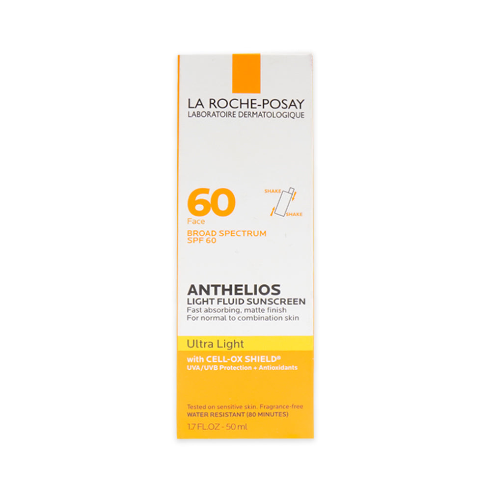 LA ROCHE ANTHELIOS LIGHT FLUID SUNSCREEN FAST ABSORBING SPF