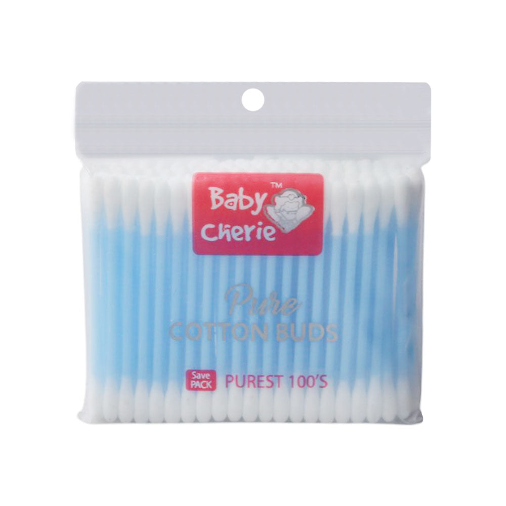 BABY CHERIE COTTON BUDS PURE SAVE PACK ZIP BAG 100 S