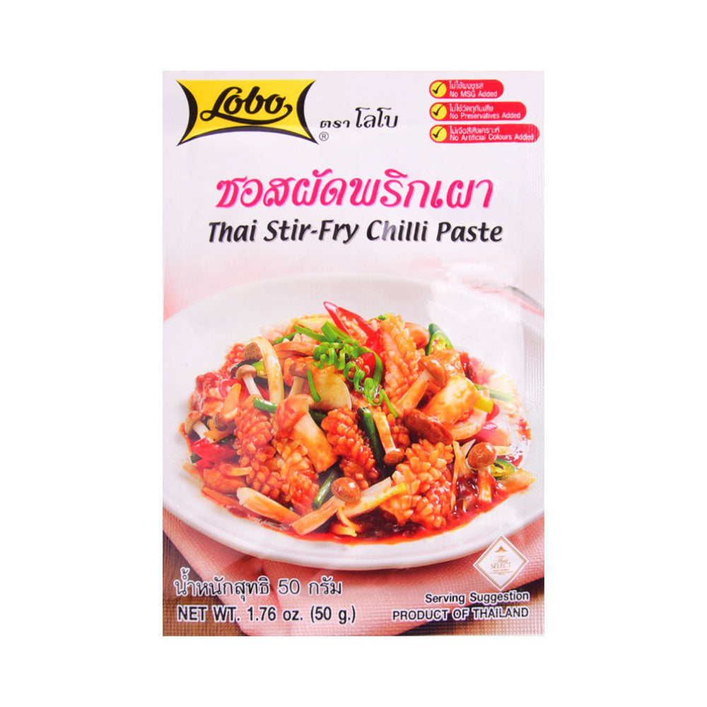 LOBO THAI STRI FRY CHILLI PASTE 50G