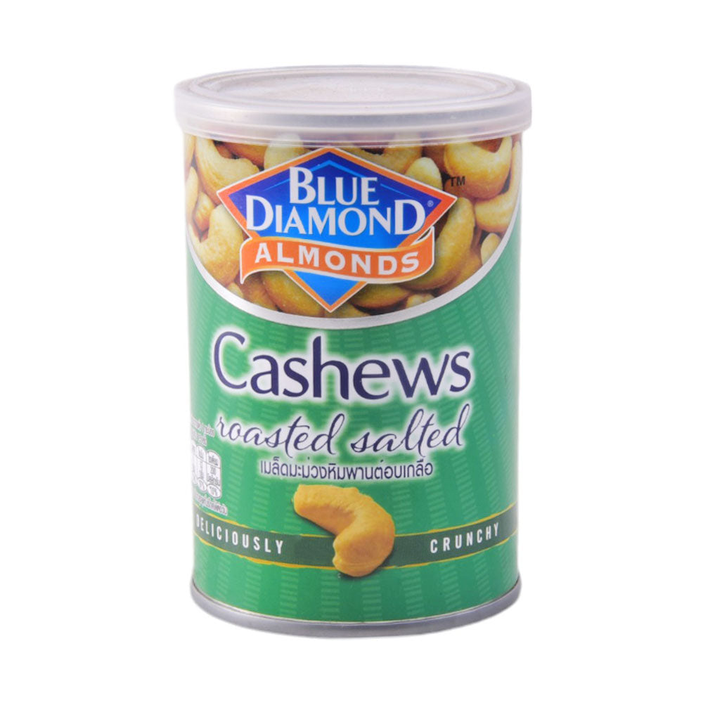 BLUE DIAMOND CASHEW NUTS ROASTED SALTED TIN 135 GM