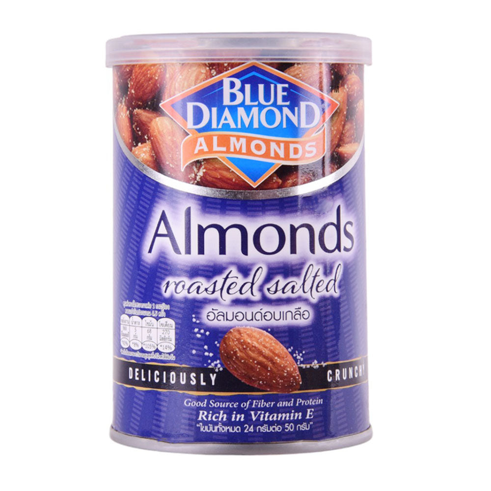 BLUE DIAMOND ALMONDS ROASTED SALTED TIN 130 GM