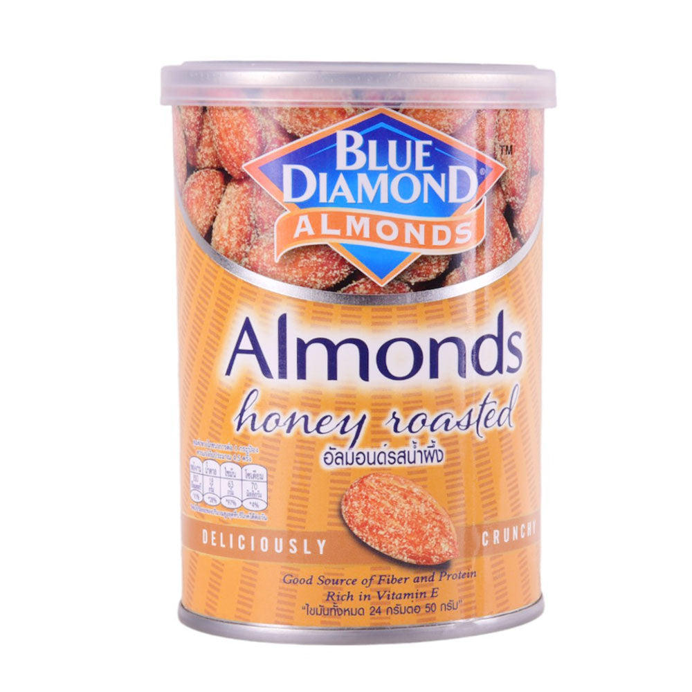 BLUE DIAMOND ALMONDS HONEY ROASTED TIN 130 GM