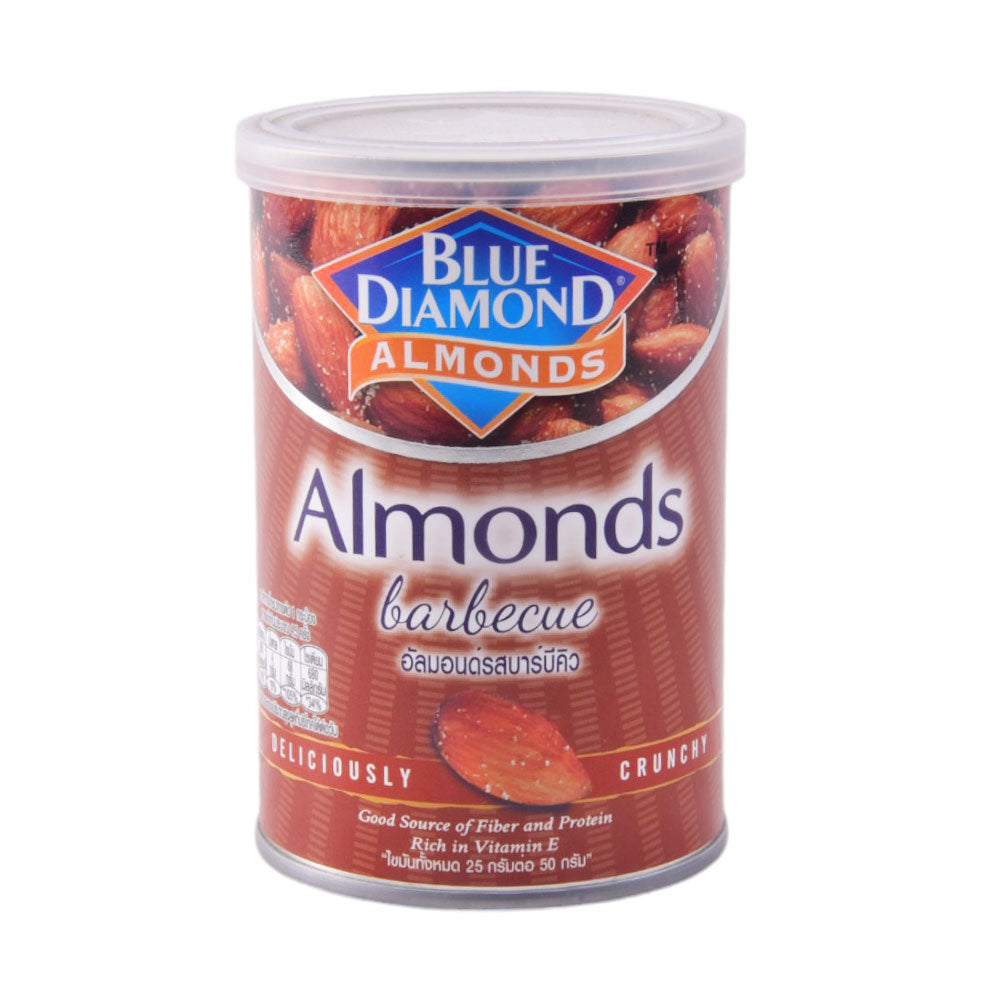 BLUE DIAMOND ROASTED ALMONDS BARBECUE TIN 130 GM