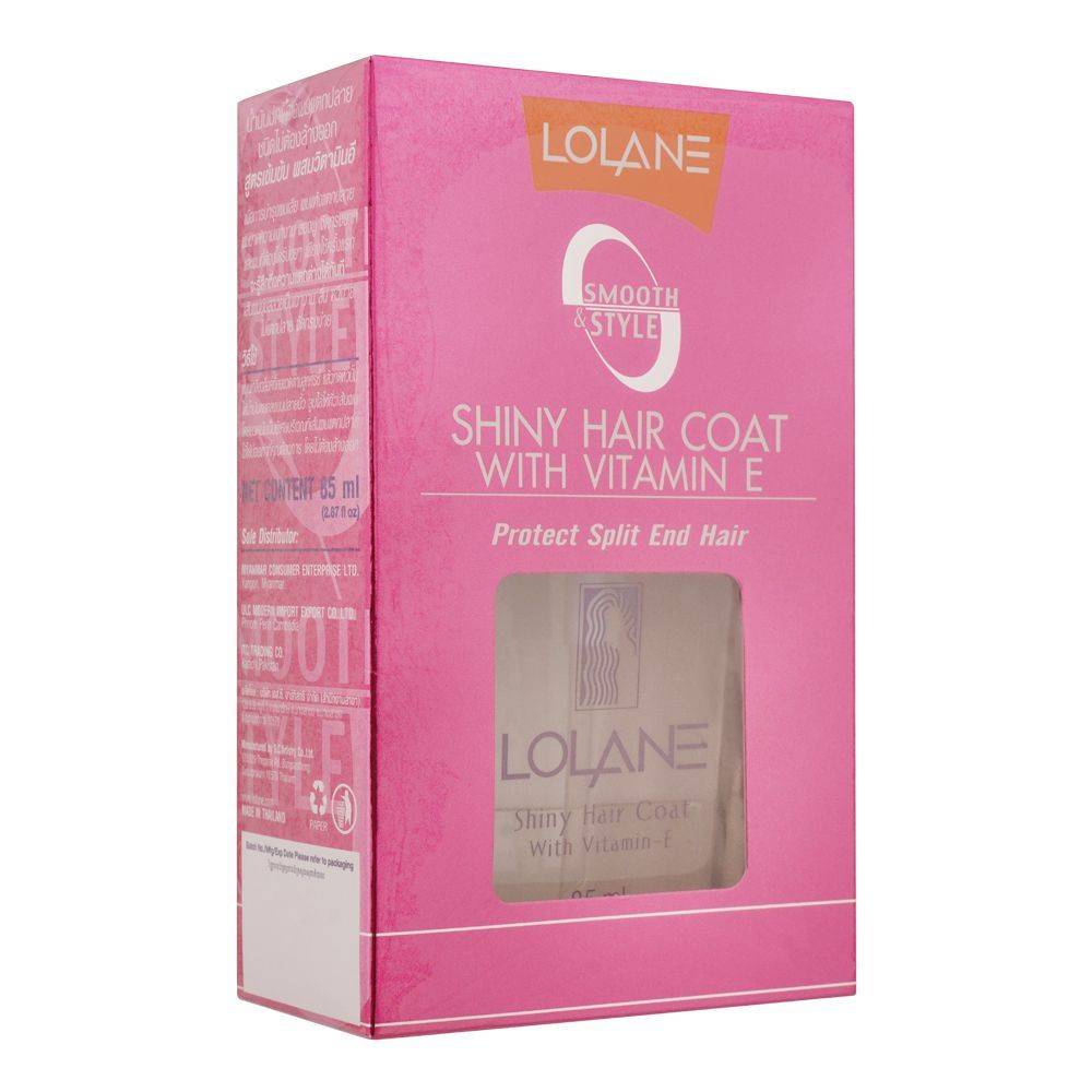 LOLANE SHINY HAIR COAT WITH VITAMIN-E 85 ML