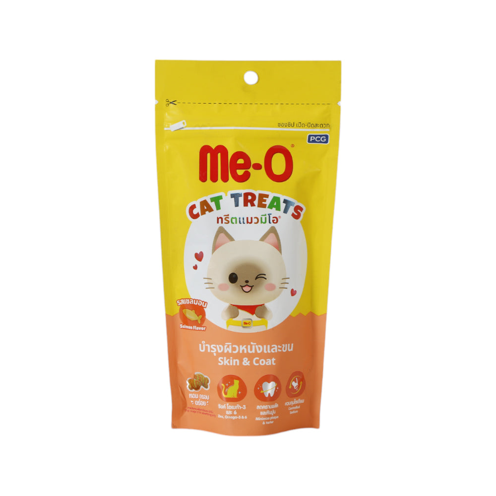 ME-O CAT TREATS SALMON SKIN & COAT 50 GM