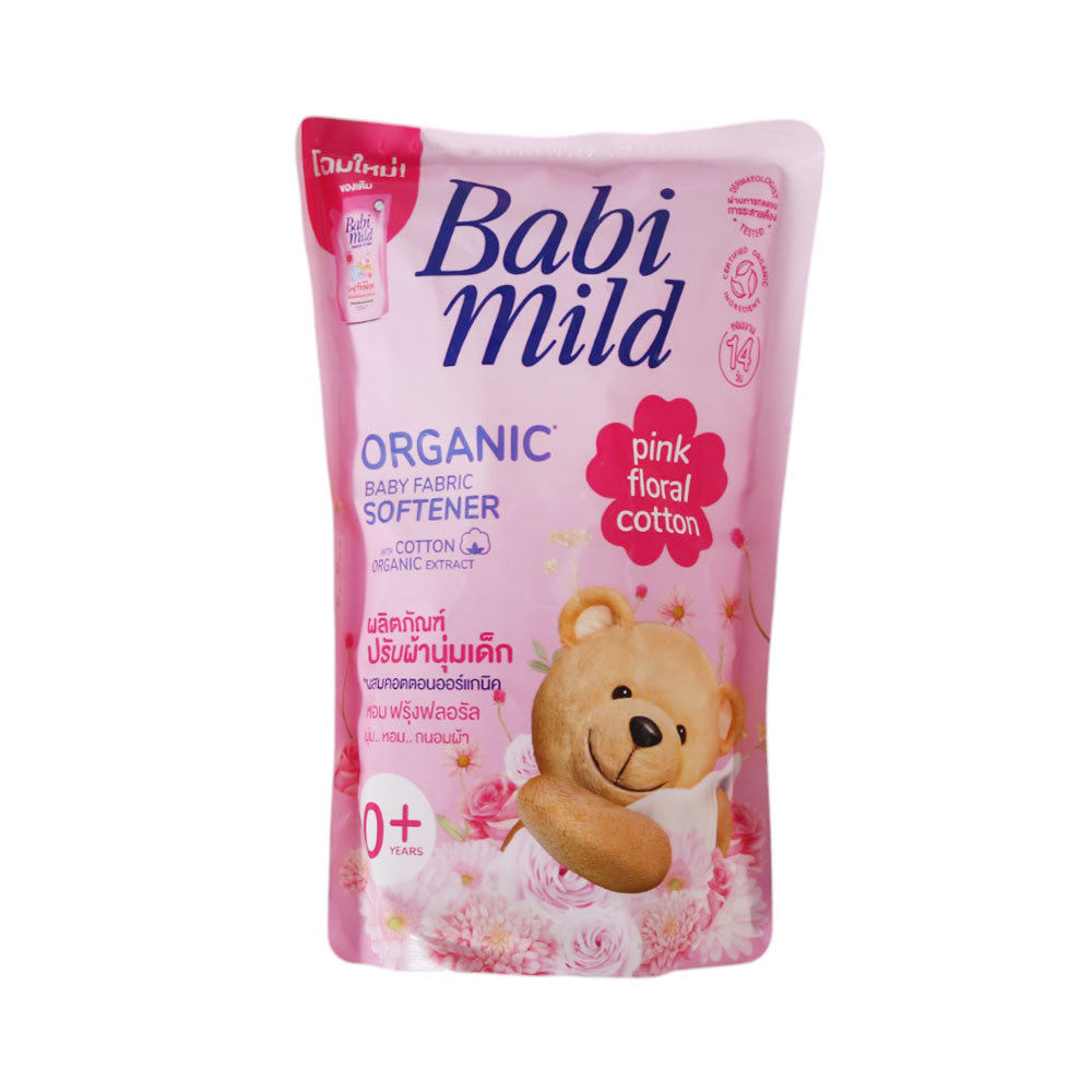 BABI MILD BABY FABRIC SOFTENER SWEET BLOSSOM PINK 600 ML