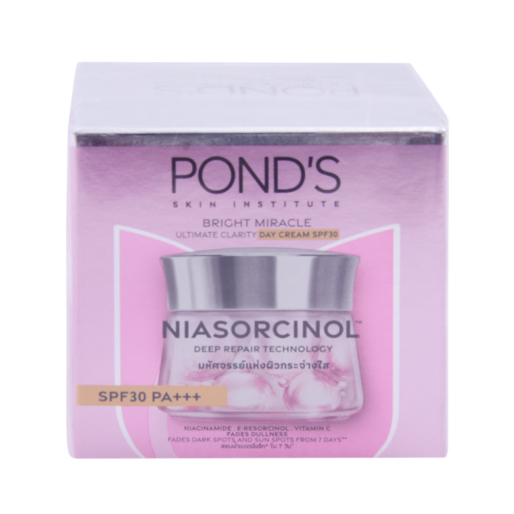PONDS BRIGHT MIRCALE NIASORCINOL SFP30 DAY CREAM 45 GM