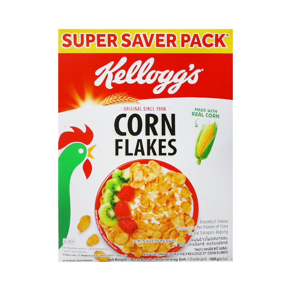 KELLOGGS CEREAL CORN FLAKES ORIGINAL 500GM SUPER SAVER PACK