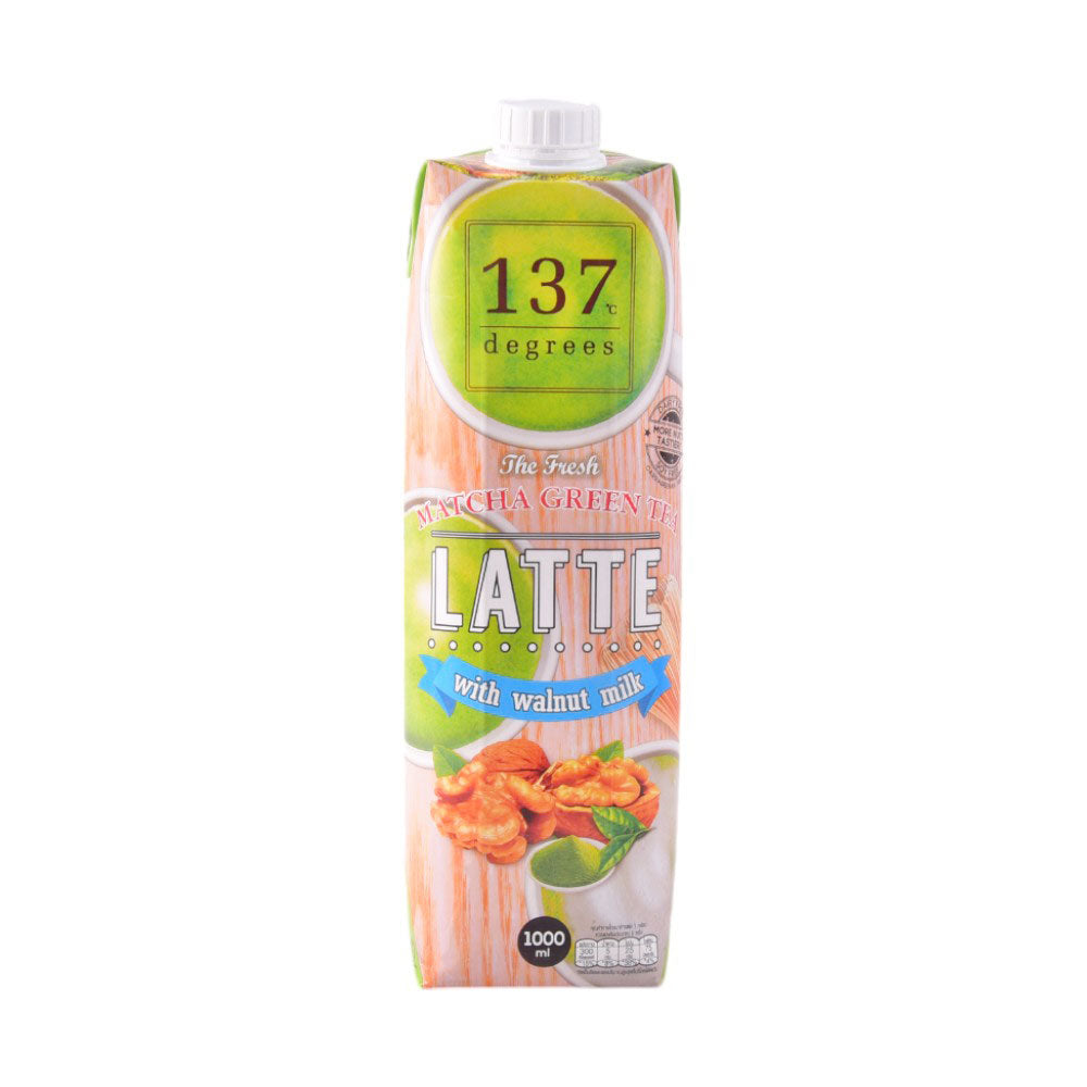 137 DEGREES LATTE MATCHA GREEN TEA WITH WALNUT MILK 1L