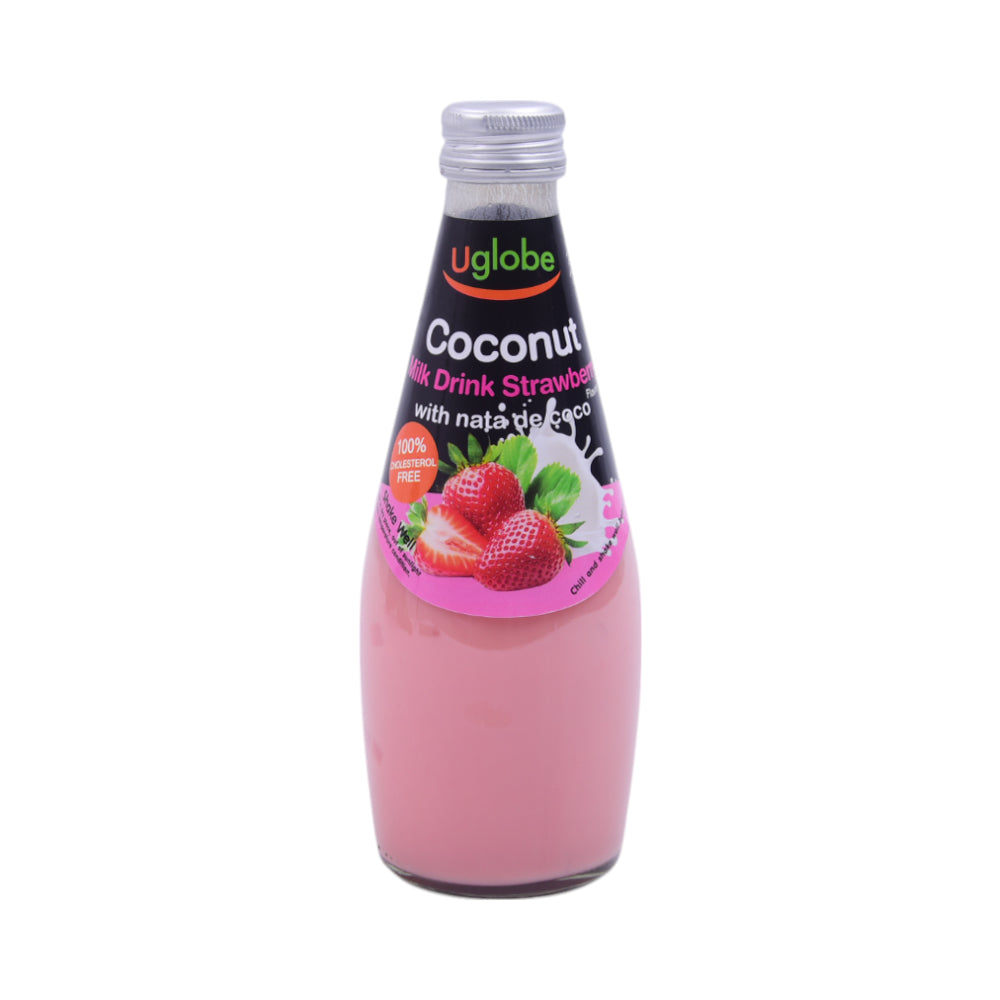 UGLOBE COCONUT DRINK MILK STRAWBERRY 290 ML
