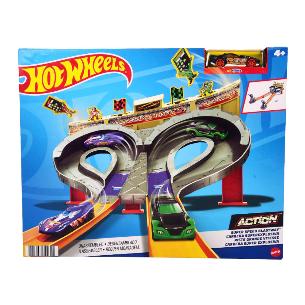 CDL49 HOT WHEELS TRACK SET 2LANE BASIC