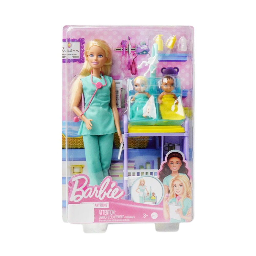 GKH23 BARBIE BABY DOCTOR DOLL SET