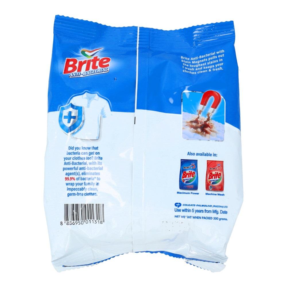 BRITE WASHING POWDER ANTI BACTERIAL 500 GM