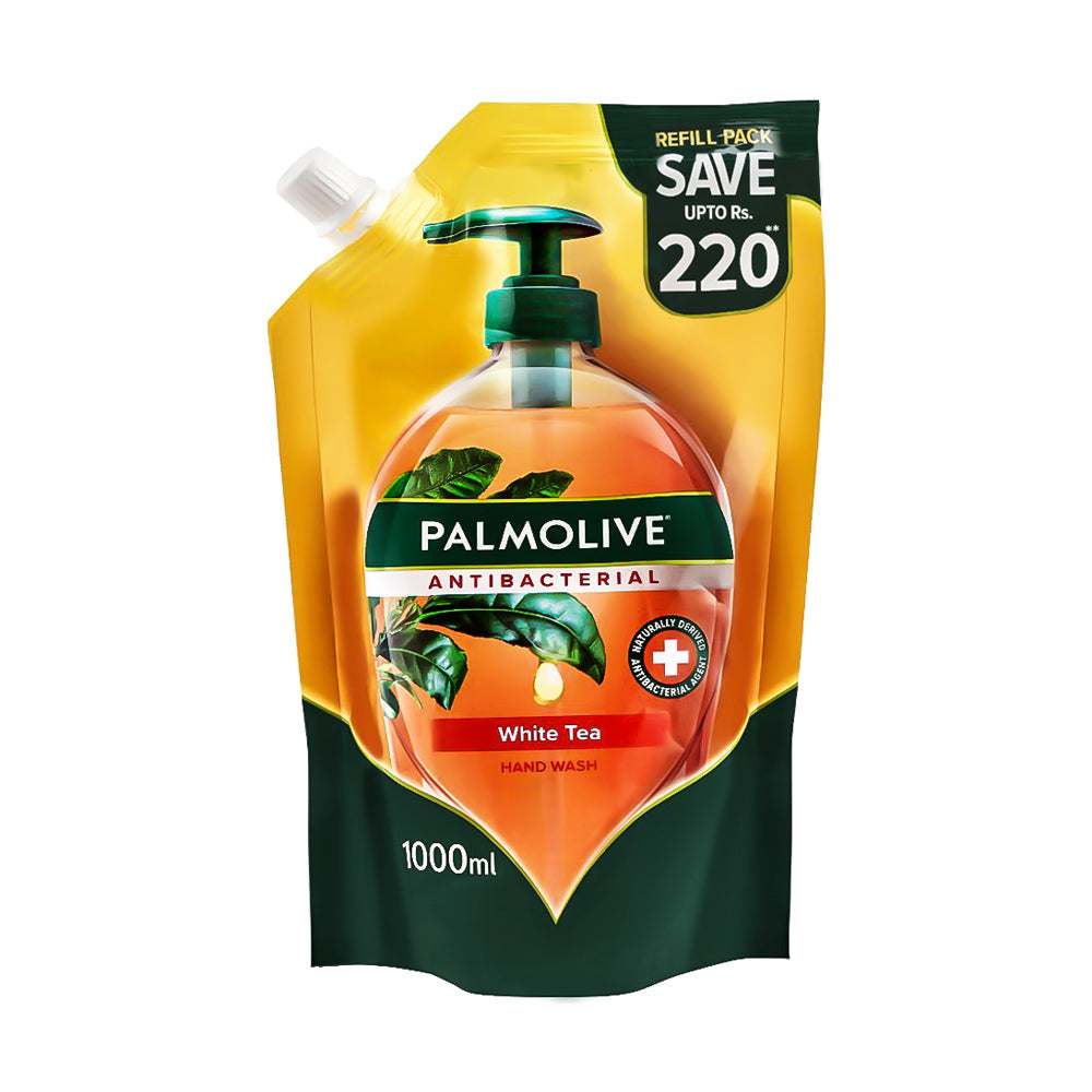 PALMOLIVE HAND WASH ANTIBACTERIAL REFILL POUCH 1000ML AlFatah