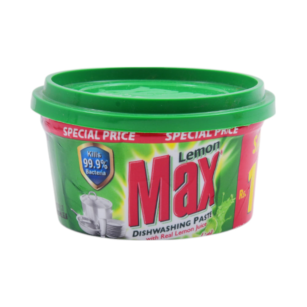 LEMON MAX PASTE DISH WASH SOAP GREEN CP 200 GM