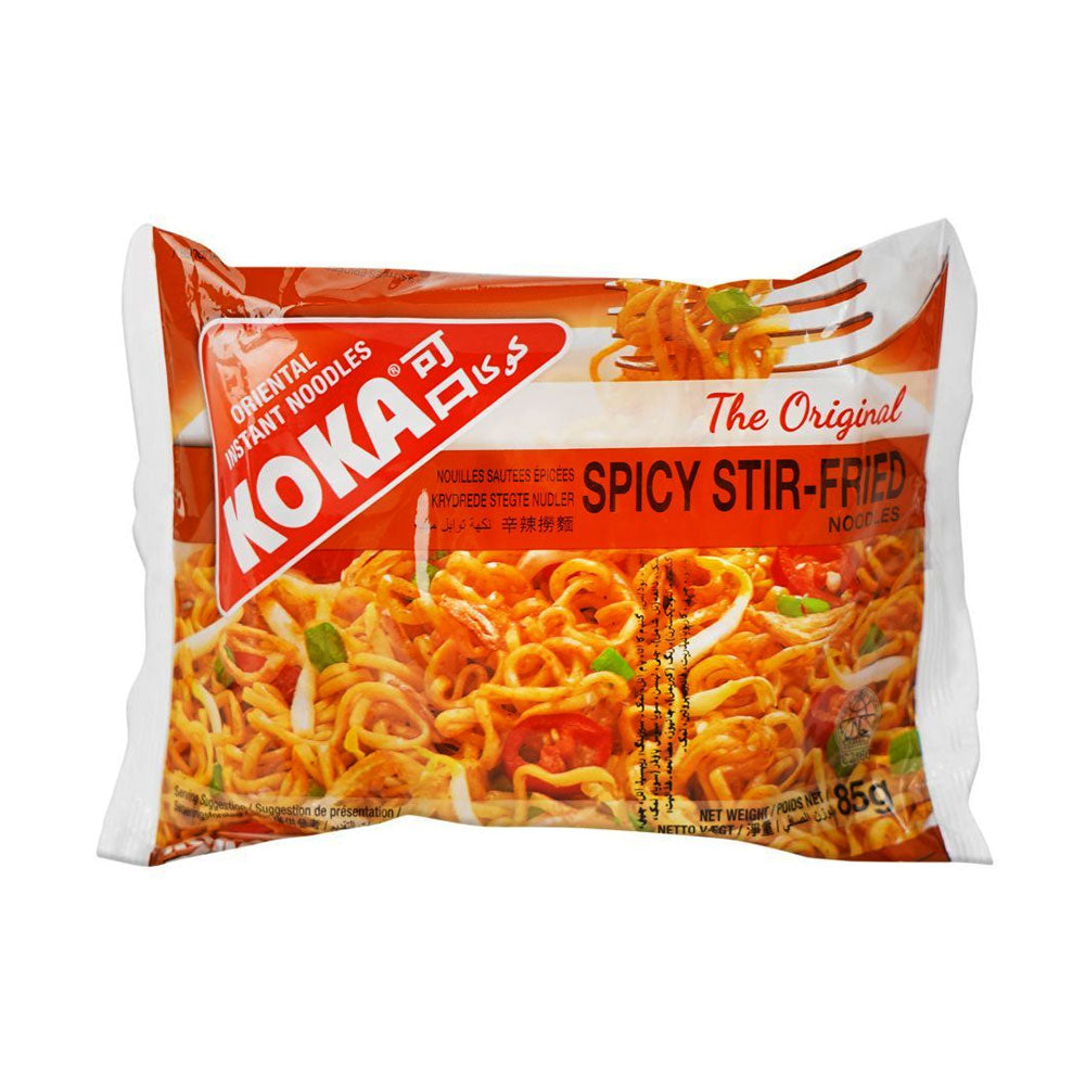 KOKA INSTANT NOODLES SPICY STIR-FRIED 85 GM
