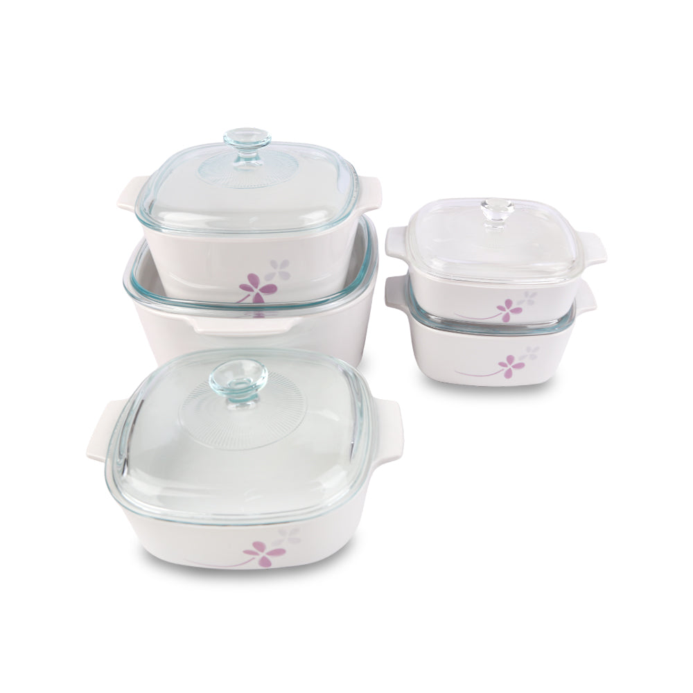 DONGA SET CORNINGWARE 10PC WARM PANSIES A-501WP