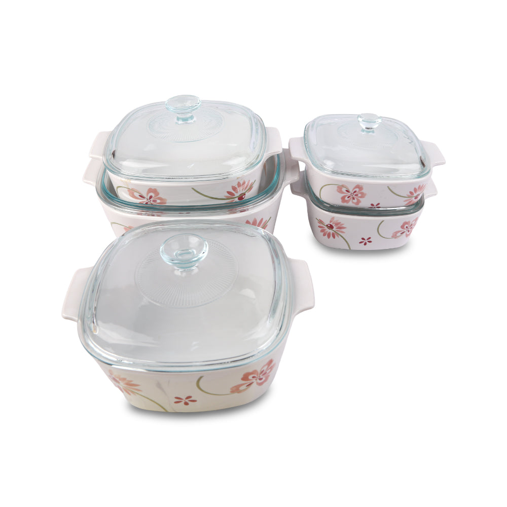 DONGA SET CORNINGWARE 10PC PRETTY PINK A-501PP