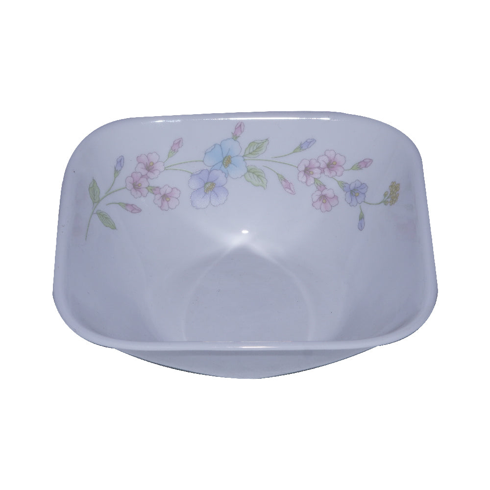 BOWL CEREAL CORNINGWARE SQUARE PASTEL BOUQUET 2323-93-LP PC