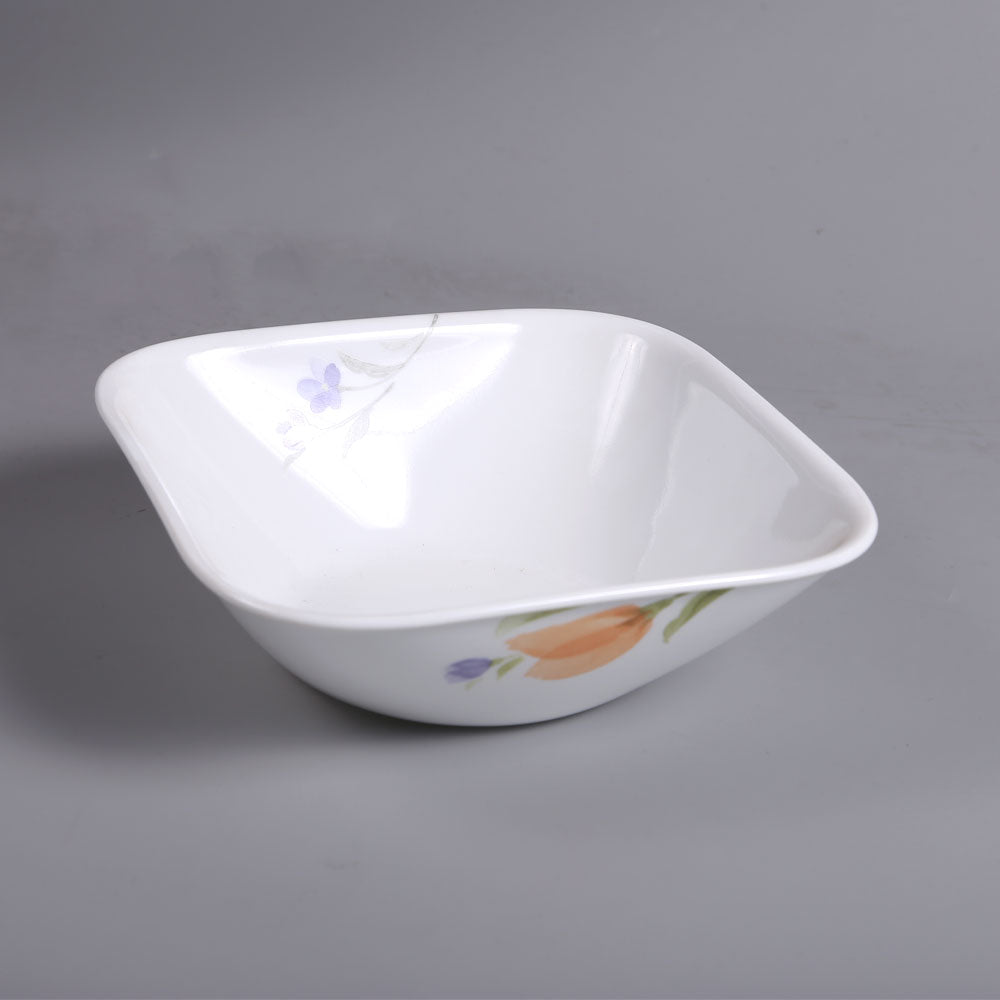 BOWL CEREAL CORNINGWARE SQUARE BEGONIA 2323-BGN-LP