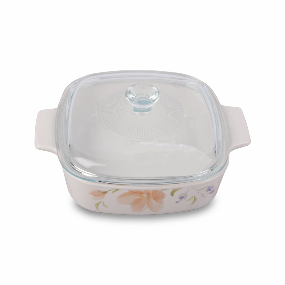 DONGA CORNINGWARE COVERED 1LTR BEGONIA A-1-BGN