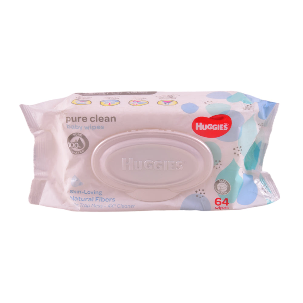 HUGGIES BABY WIPES 64 PCS