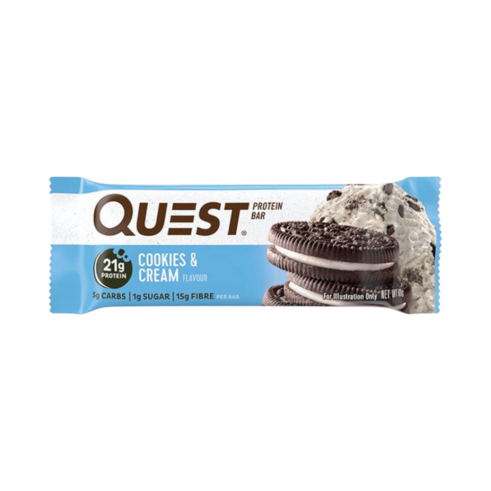 QUEST PROTEIN BAR COOKIES & CREAM 60 GM