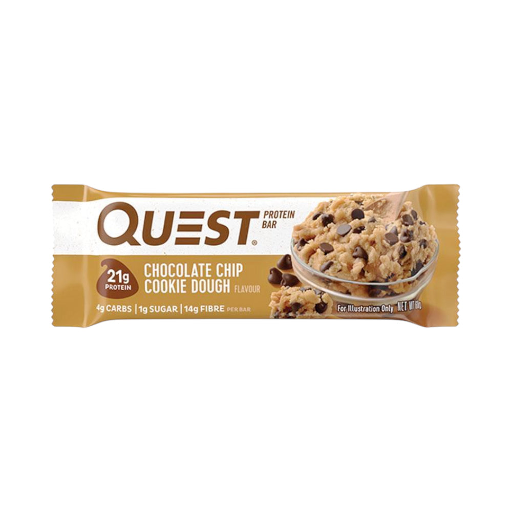 QUEST PROTEIN BAR CHOCOLATE CHIP COOKIE DOUGH 60 GM