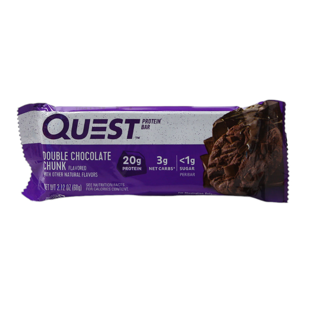 QUEST PROTEIN BAR DOUBLE CHOCOLATE CHUNK 60 GM