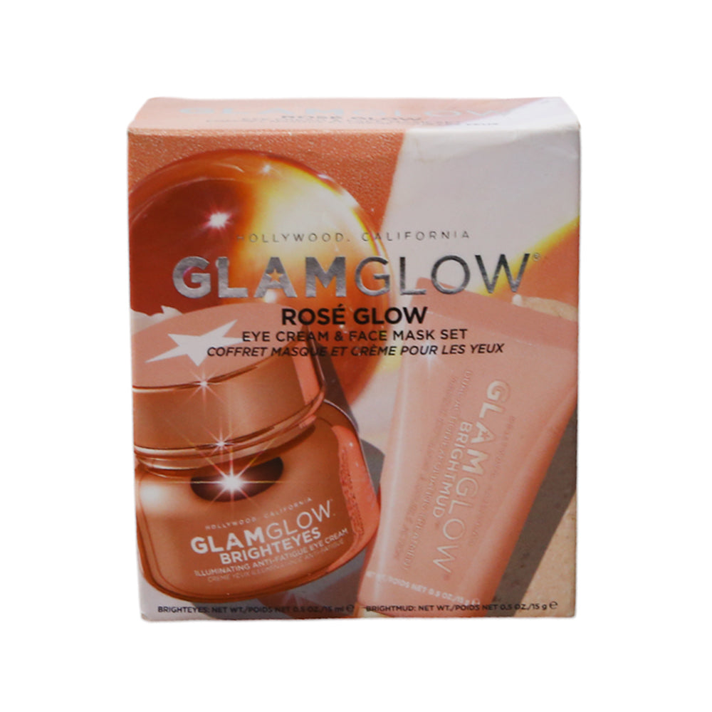 GLAMGLOW EYE CREAM & FACE MASK SET BRIGHT EYES + BRIGHT MUD
