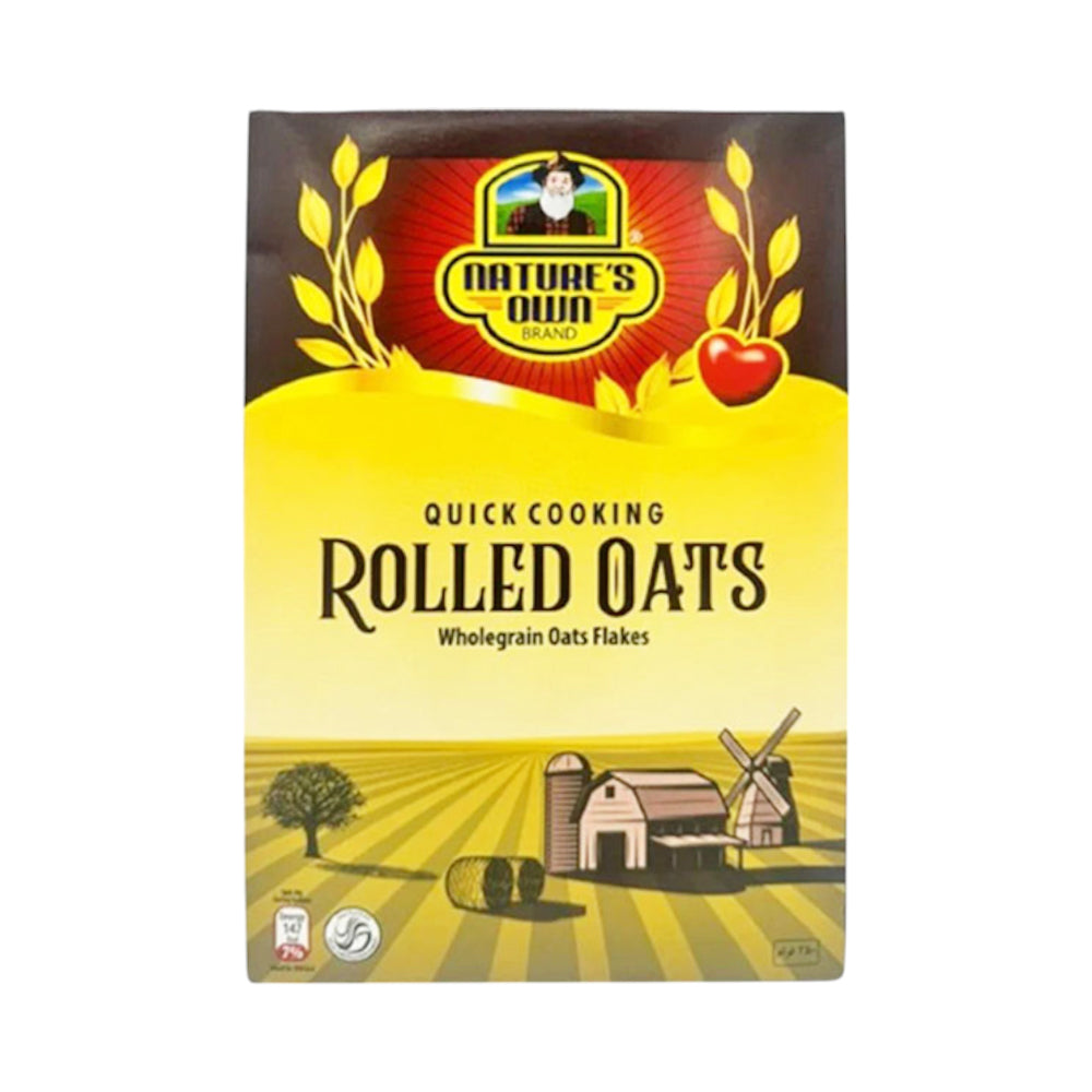 NATURE OWN ROLLED OATS WHOLE GRAIN 400 GM