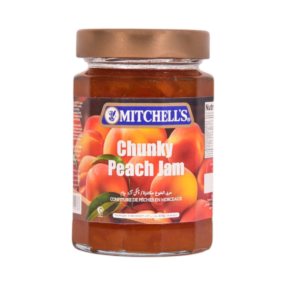 MITCHELLS CHUNKY PEACH JAM 410 GM