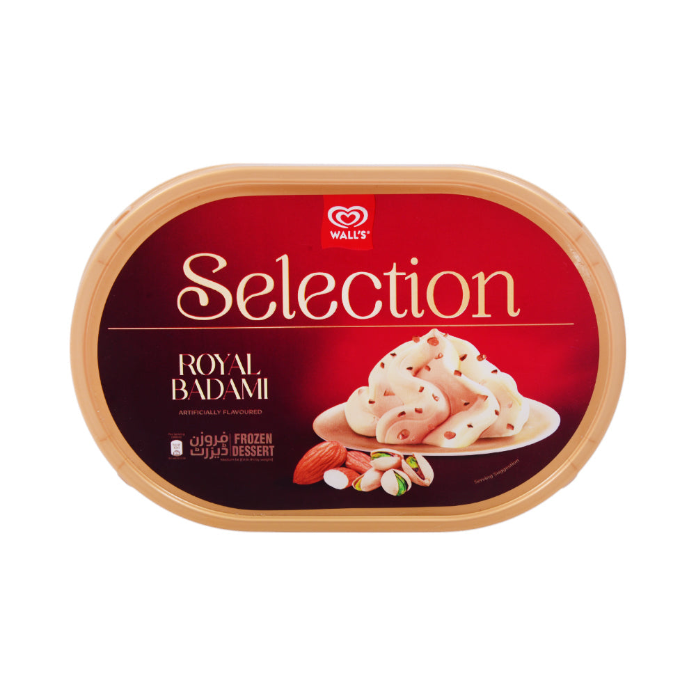 WALLS ROYAL BADAMI ICE CREAM 800 ML