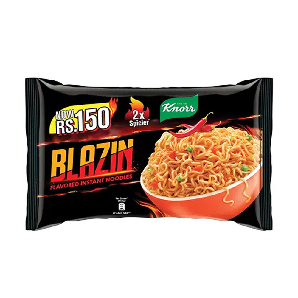 KNORR NOODLES BLAZING PACK OF 2 102 GM