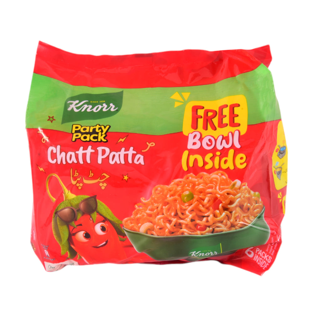KNORR NOODLES CHATPATTA 1X6 300 GM BOWL PROMO
