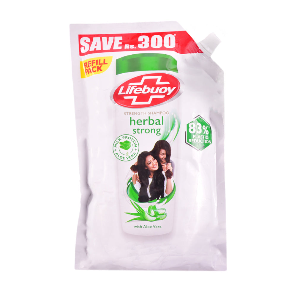 LIFEBUOY SHAMPOO HERBAL REFILL POUCHE 1 LTR