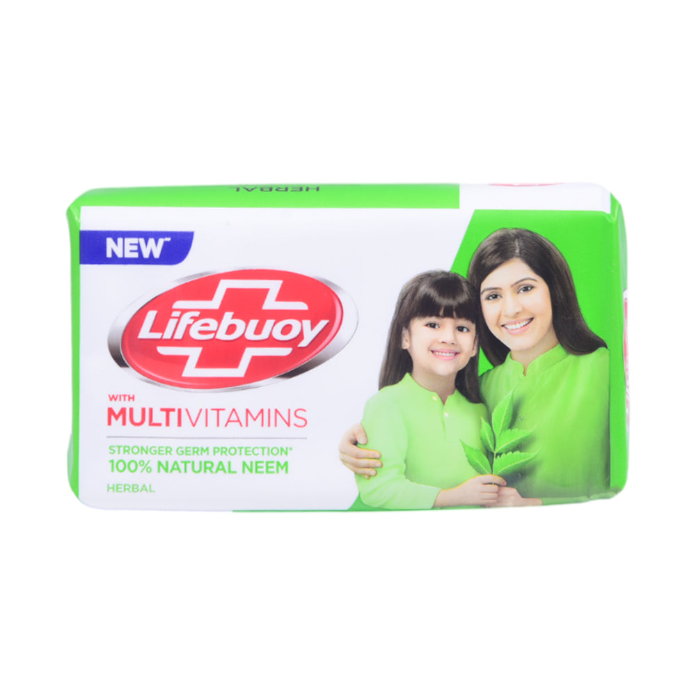 LIFEBUOY SOAP HERBAL WITH MULTIVITAMINS 128 GM – Al-Fatah