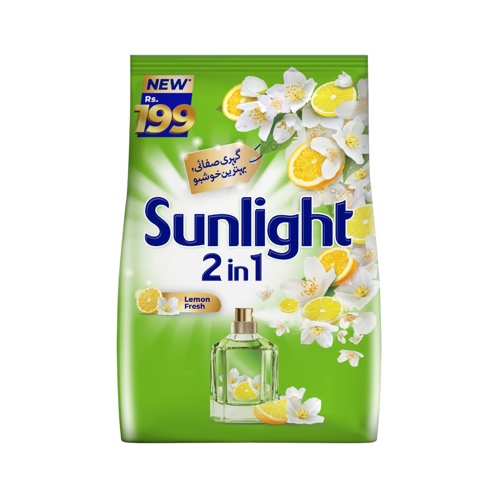 SUNLIGHT WASHING POWDER LEMON FRESH 2IN1 760 GM