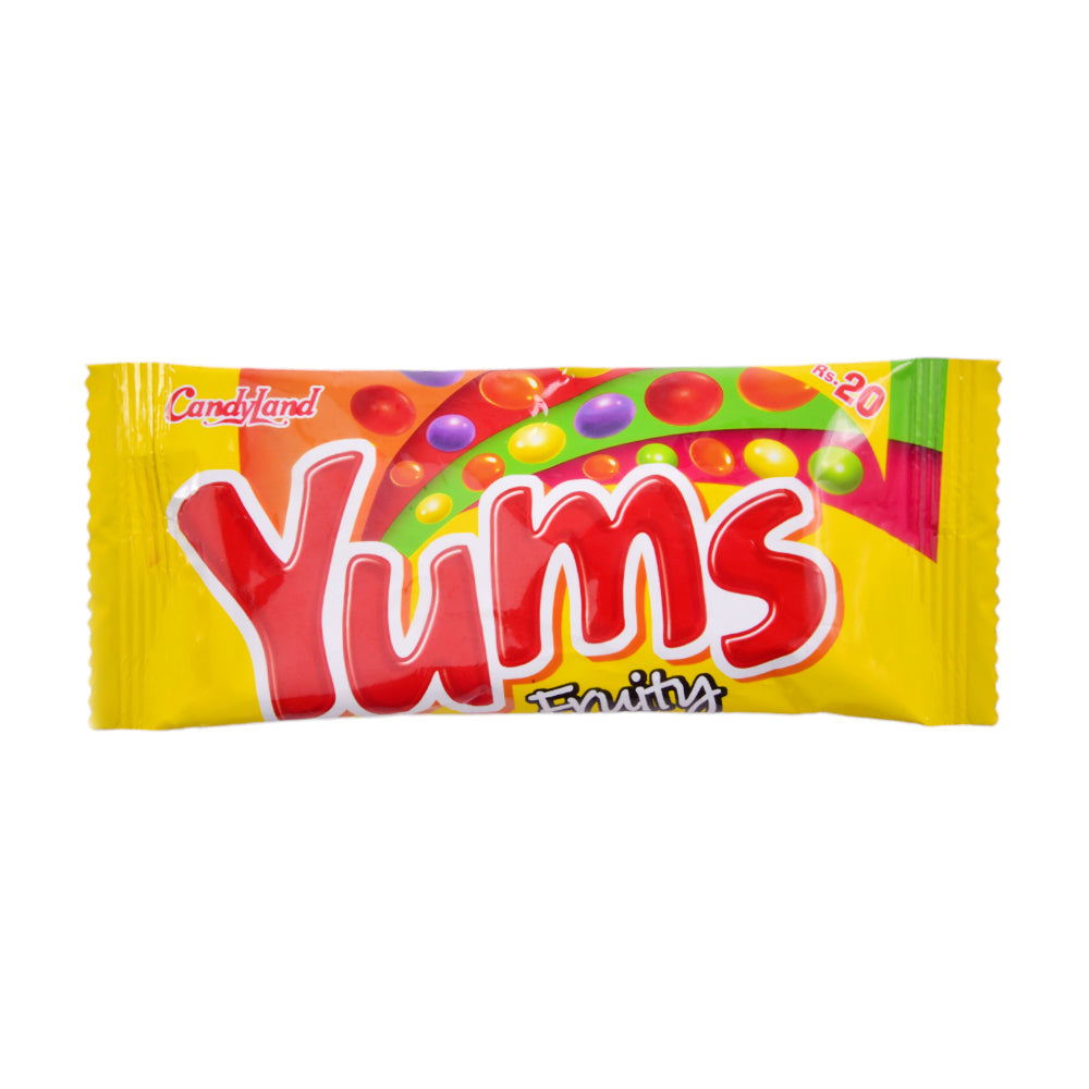 CANDYLAND YUMS FRUITY 24 GM